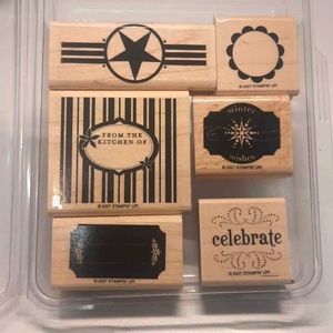 Labelicious Stampin up Rubber stamp set